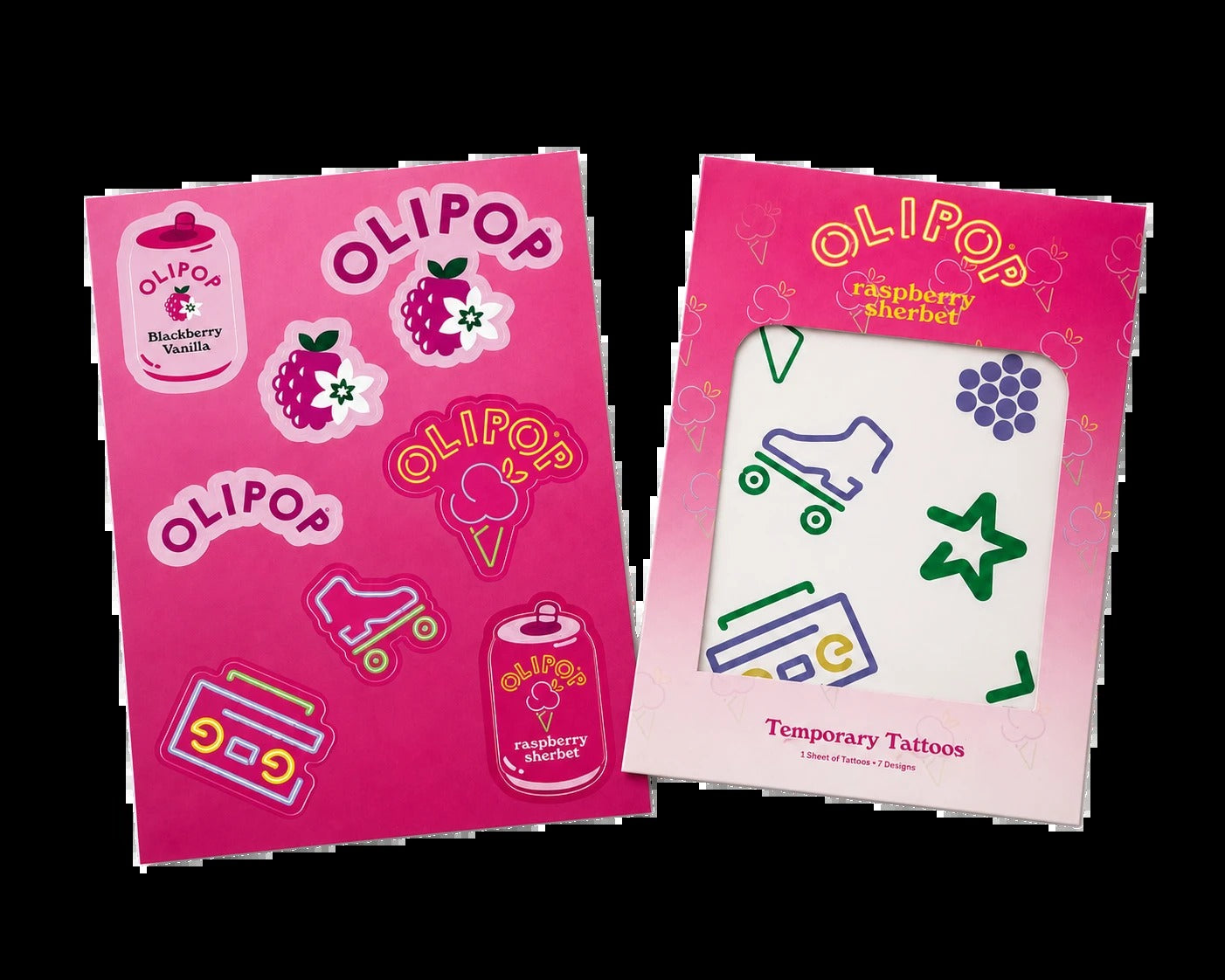 Berry Temporary Tattoo + Sticker Sheet