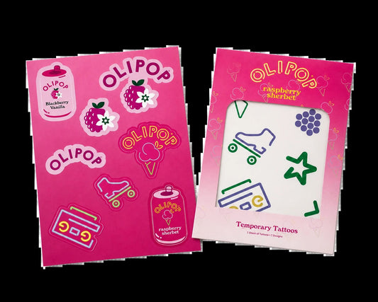 Berry Temporary Tattoo + Sticker Sheet